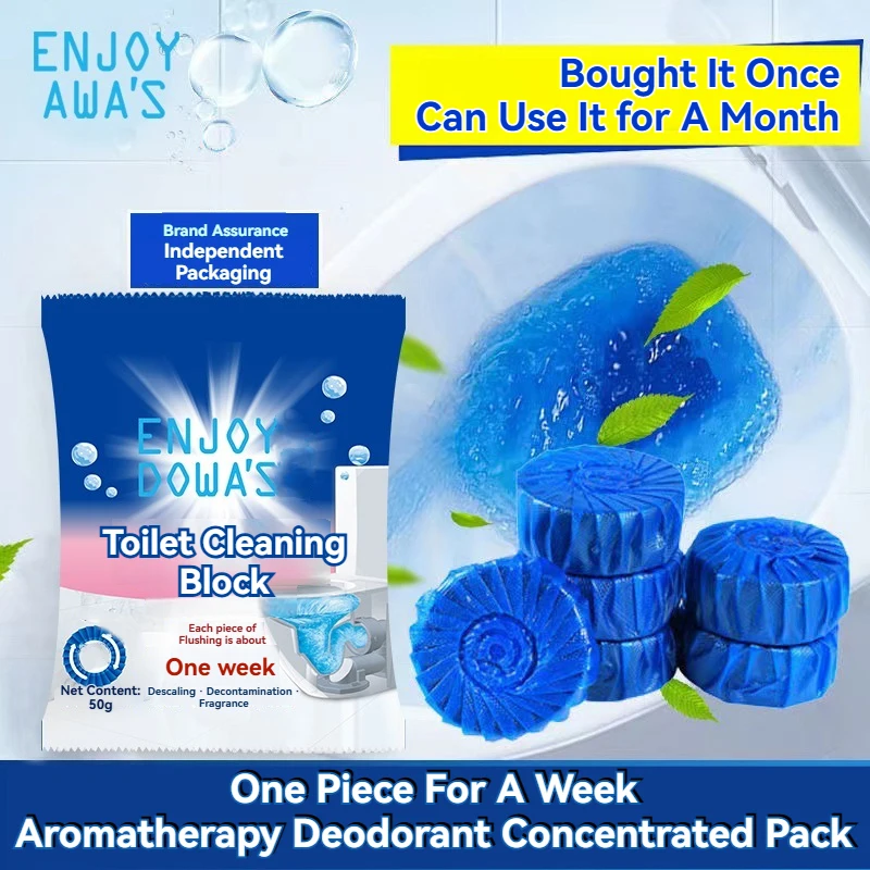 Toilet Bowl Cleaner Tablets Automatic Toilet Tank Cleaners for Deodorizing & Descaling Long-Lasting Against Tough 3/6/12 pcs toilet cleaner tablets