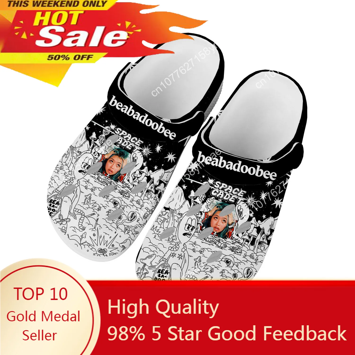 

Beabadoobee Home Clog Mens Women Youth Boy Girl Sandals Shoes Garden Bespoke Customized Breathable Shoe Beach Hole Slippers