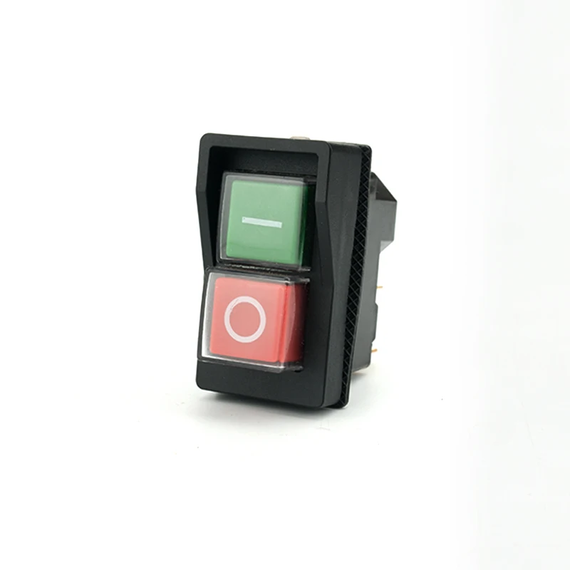 1Pc Ac250V 16A Waterd"Elektromagnetische Drukknop 4/5Pin Kjd17 Kld-28Ack-21 220-240V Bescherming Starter Veiligheid Schakela