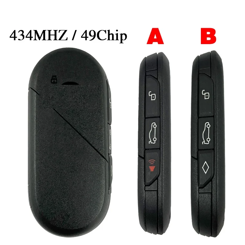 BMW Mini Cooper 2024 Smart Key Fob IYZBK1 434MHz 49 Chips CN006132 1