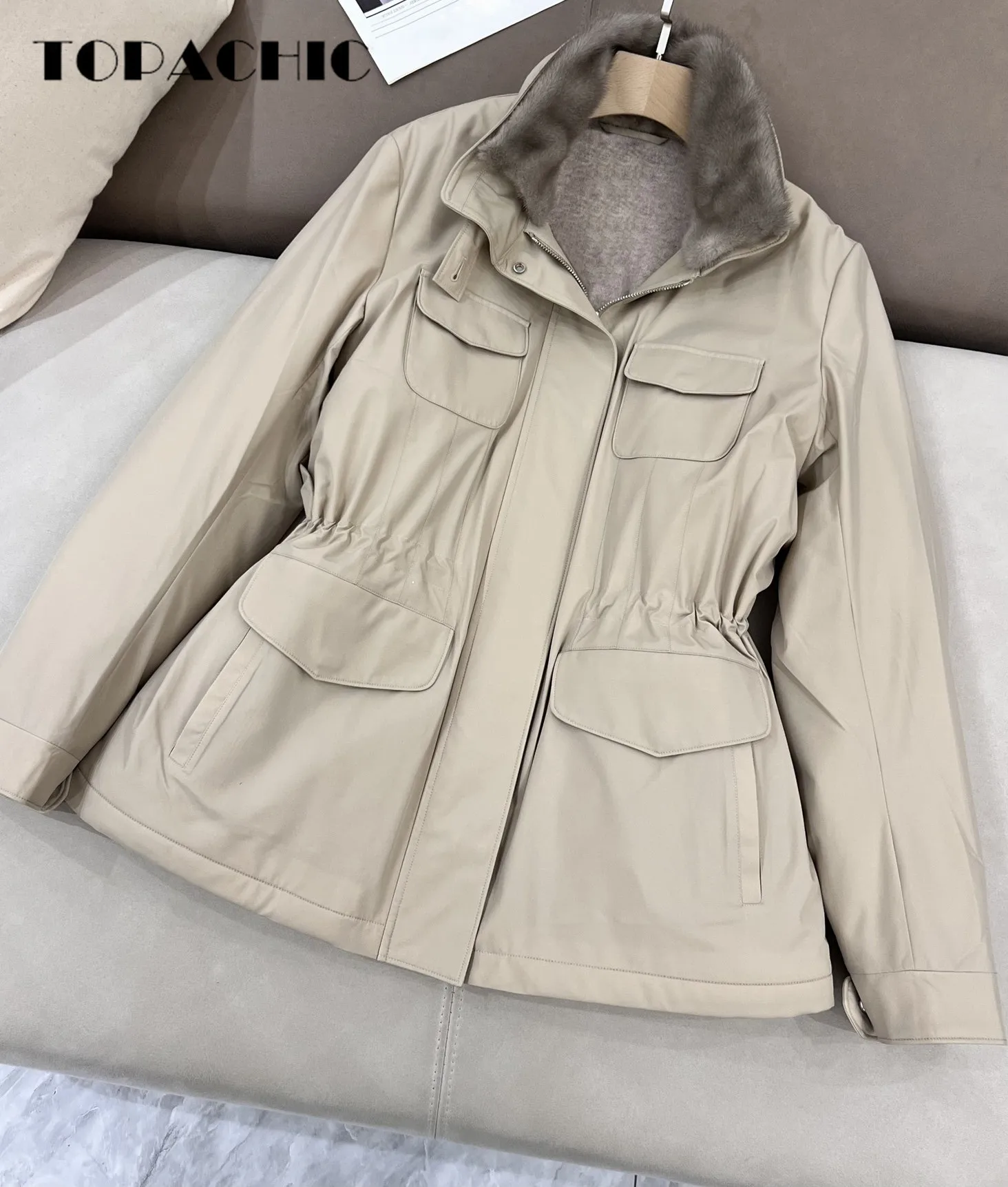 Рисунок 3 - 8.31 женская шапка с меховым воротником