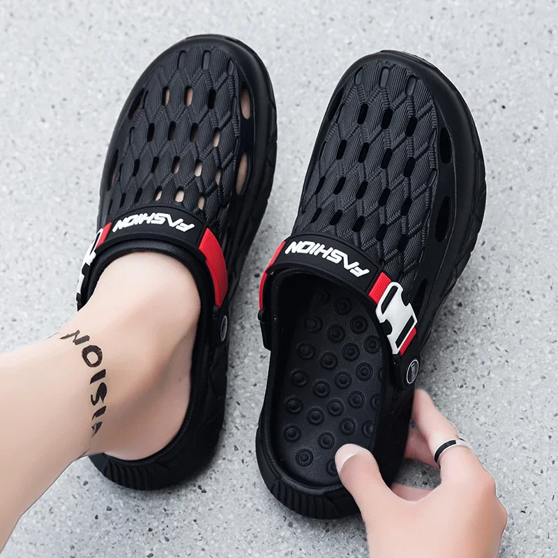 Summer men's sandals, anti-slip thick-soled, indoor and outdoor anti-slip beach slippers, large-sized sandals, shoes for men