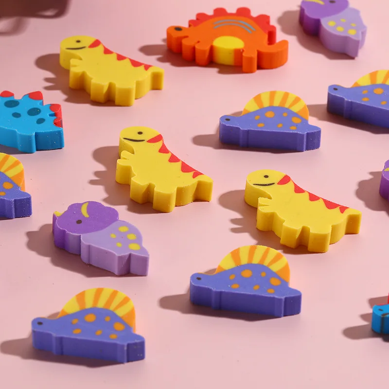 Pencil Erasers 10Pcs/Lot Dinosaur