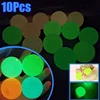1/10Pcs Luminous Balls High Bounce Glow in the Dark Ball Sticky Wall Home Stress Relieve Toy Decompression Squeeze Toys Party 1