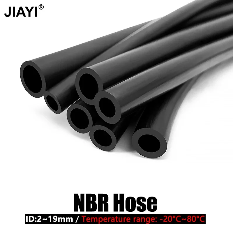 NBR Black Fuel Hose Oil Resistant Tube Heat-Resistant Flexible Soft Rubber Pipe for Petrol and Diese ID 2/3/4/5/6/7/8mm 1/3Meter rubber hose fuel hose rubber tube rubber tubing fuel gas hose