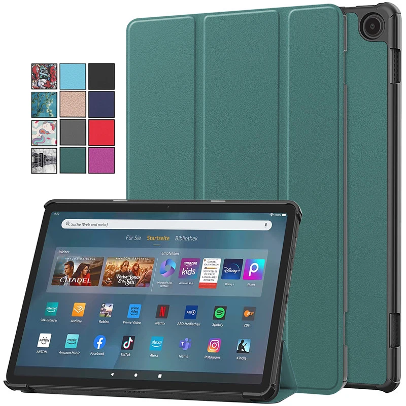 Per Amazon Fire Max 11 2023 Custodia Cute Cat Flower Painted Flip Fold Stand Smart Kids Cover Funda Fire Max11 Pollici Fire Max 11 Case