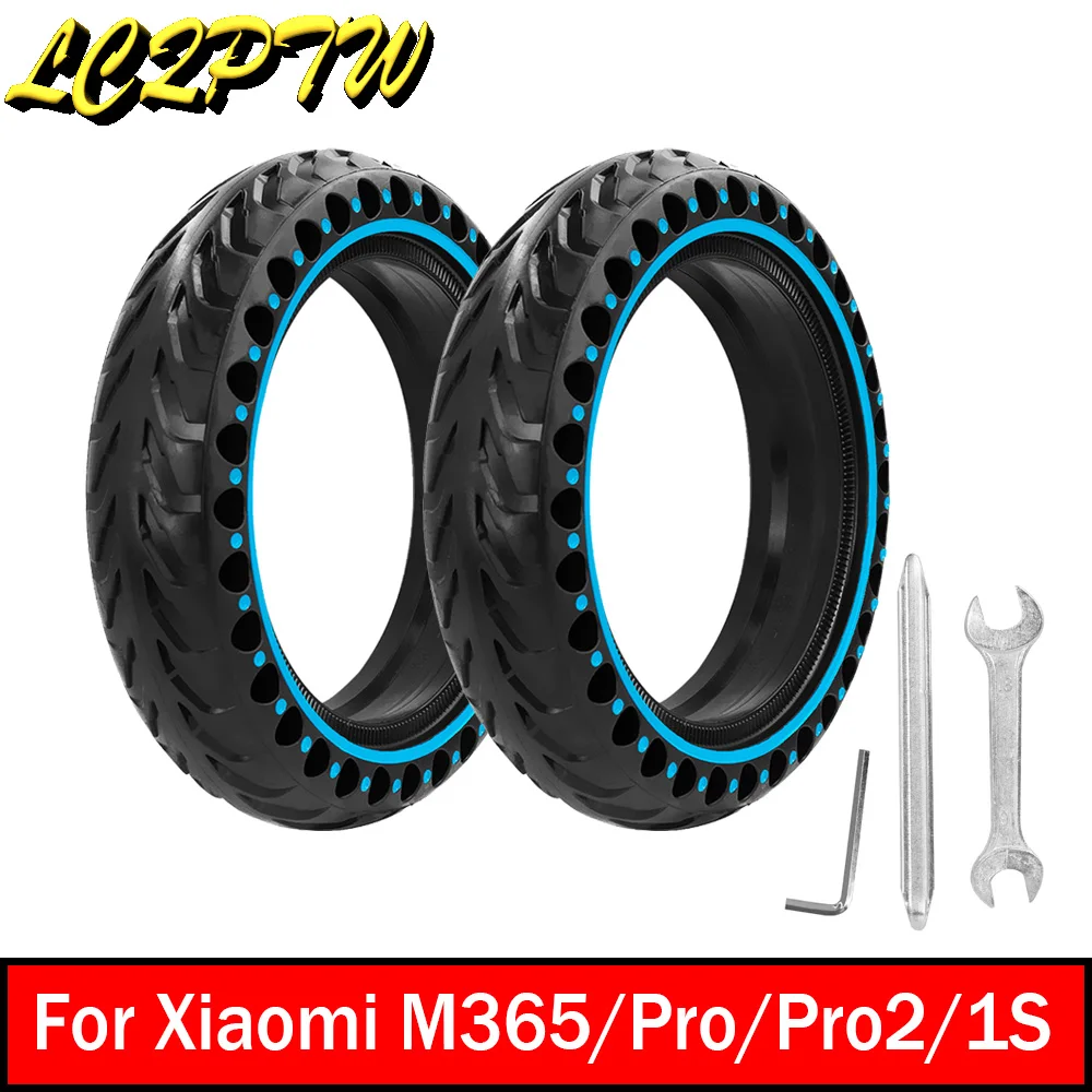 

8.5x2.0 Solid Tire For Xiaomi M365/Pro/Mi3/Pro 2 Electric Scooter Shock-absorbing Rubber 8 1/2x2 Wheel Non-pneumatic Wheel Tyre
