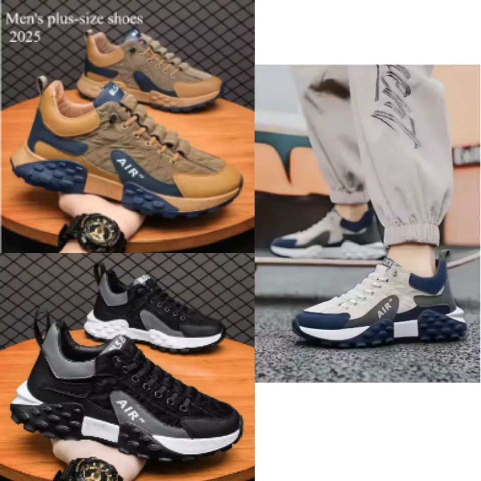 Men's Vulcanize Shoes 2025 New Arrival Fashion Chunky Sneakers Breathable Comfortable Running Shoes