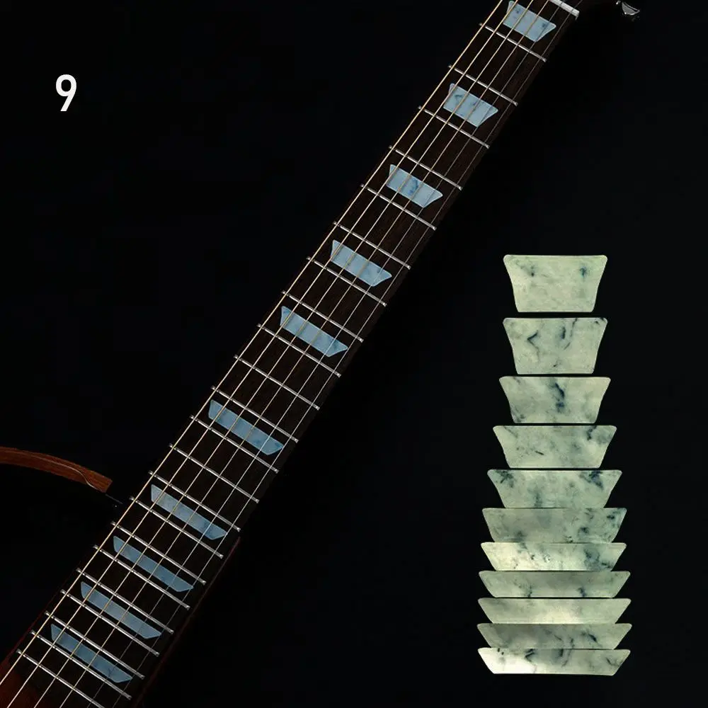 Instrument Decorations: Ultra Thin Cross Inlay Fretboard Stickers for Electric Guitar Accessories