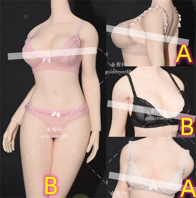 1/6 Scale Lace Underwear Underclothing Bra Briefs Clothes Fit For 12'' Female  Girl TBLeague Phicen Action Figure - AliExpress