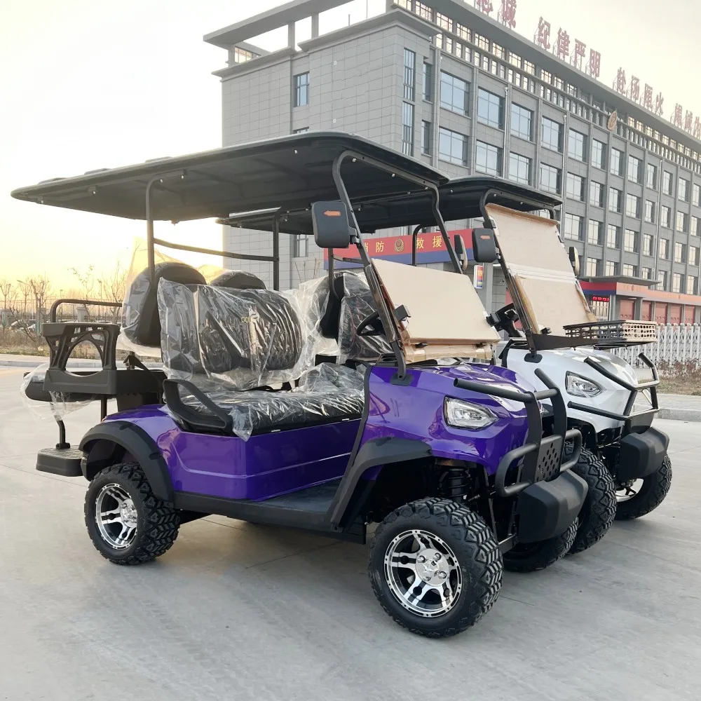 

48v club car golf cart battery street legal golf carts vehicles 6 seaters 4 wheel electric club car golf cart