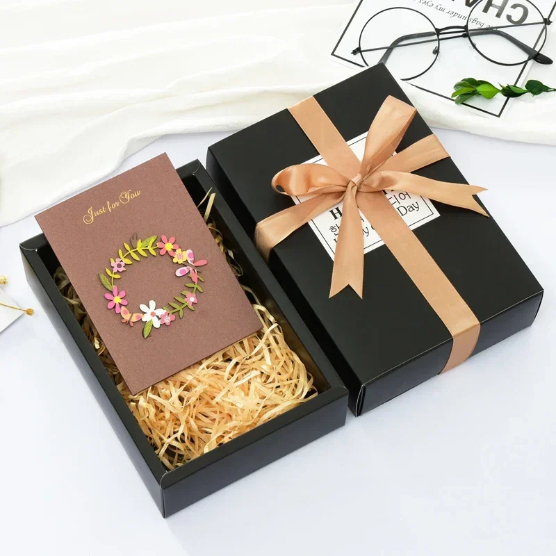 3D Post Card For Birthday Christmas Wedding Invitations Greeting Cards Handmade Flower Message Card Thank You Greeting