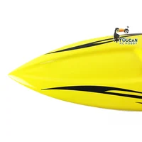E36 KIT 30" Electric RC boat Well Painted Fiber Glass Monohull Boat Hull only for Advanced Player Yellow TH02650 2