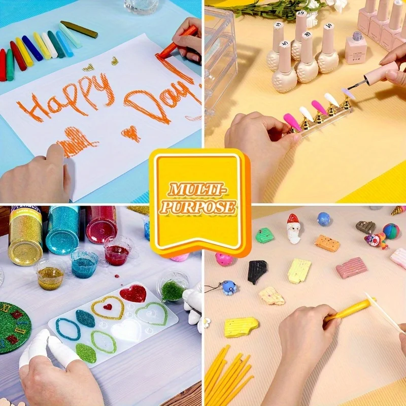 Clear Silicone Crafting Mat - Multi-Purpose Creative Surface