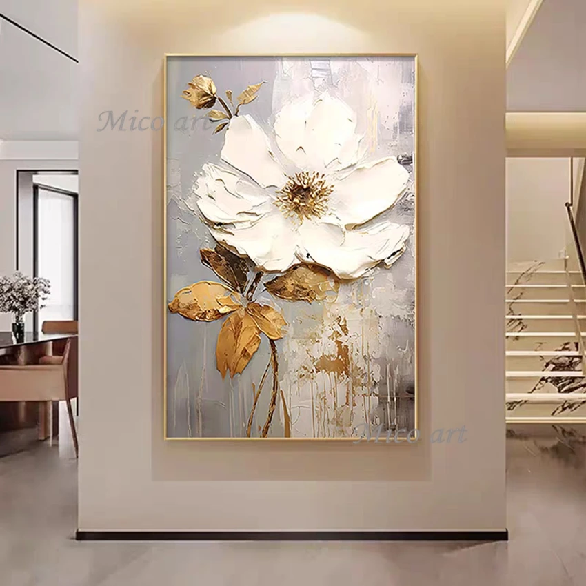 Handpainted Floral Oil Painting 2
