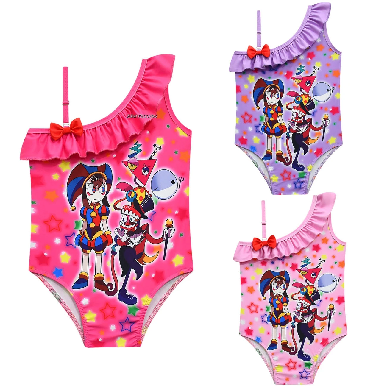 Incredibile Digital Circus Girls Swimwear Baby Girl Costume Da Bagno Pomni One Piece Costume Da Bagno Gonna Moda Costume Da Bagno Abbigliamento Per Ba