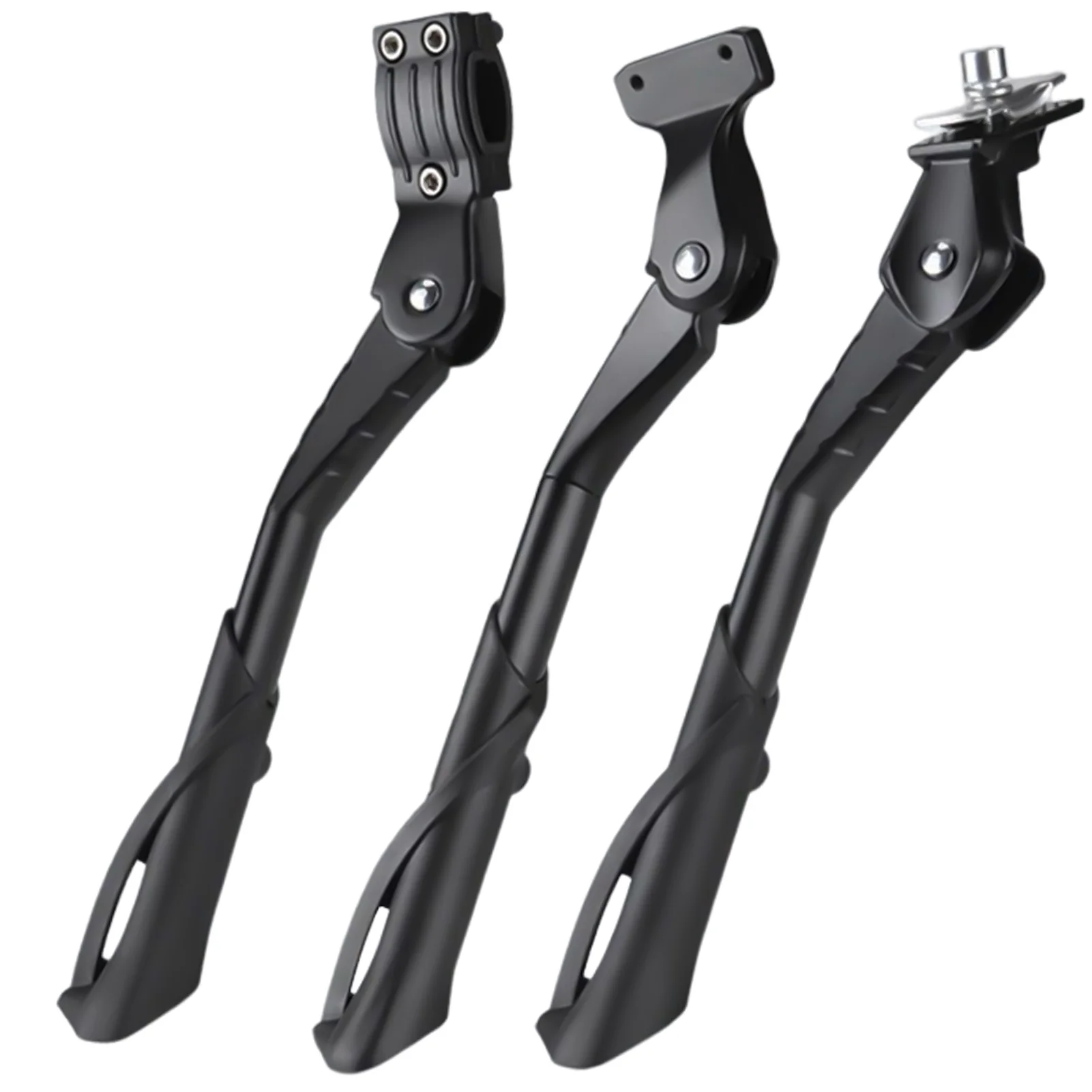 Double Leg Kickstand Bicycle Stand Bike Center Mount Foldable Heavy Duty Adjustable MTB Bike Kickstand Foot Support Dual Leg