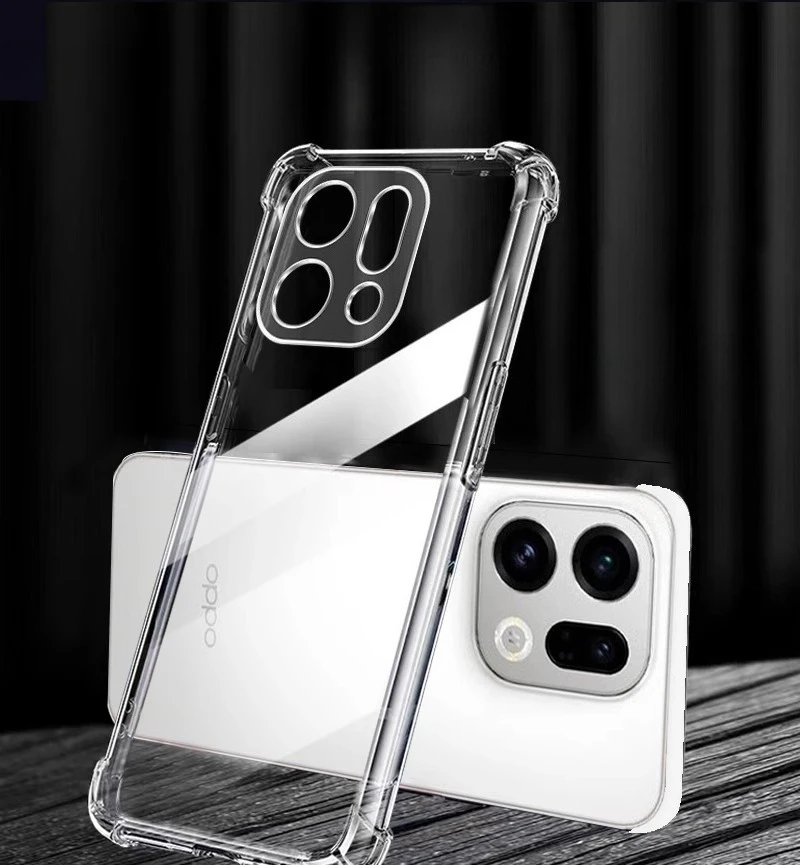 Transparent Shockproof Soft Silicone Phone Case with TPU Bumper