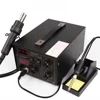SAIKE 852D++ Standard Rework Station Soldering iron 220V or 110V 2 in 1 iron Hot Air Rework soldering Soldering Heat Gun 5