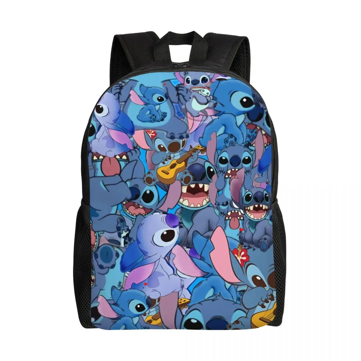 

Custom Stitch Guitar Backpack Men Women Casual Bookbag for School College Bags
