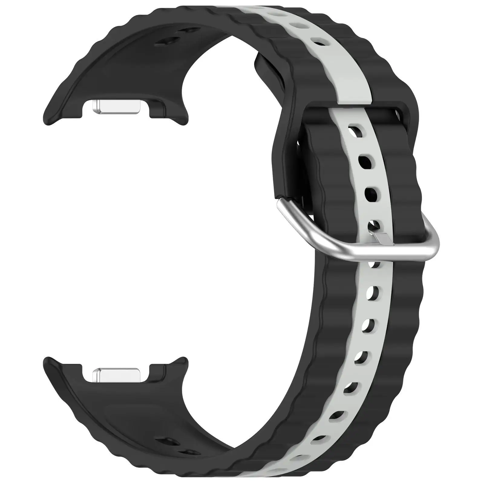 Breathable Sports Silicone Strap for Smartwatches - Quick Release Wristband Accessory