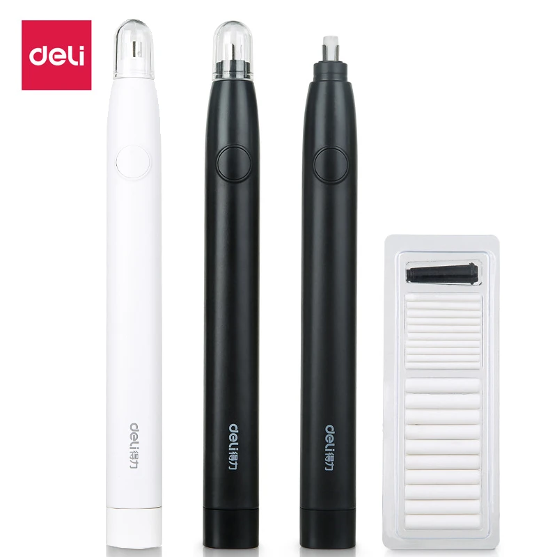 Deli Electric Eraser Colored Pencils Drawing Mechanical Cute Soft