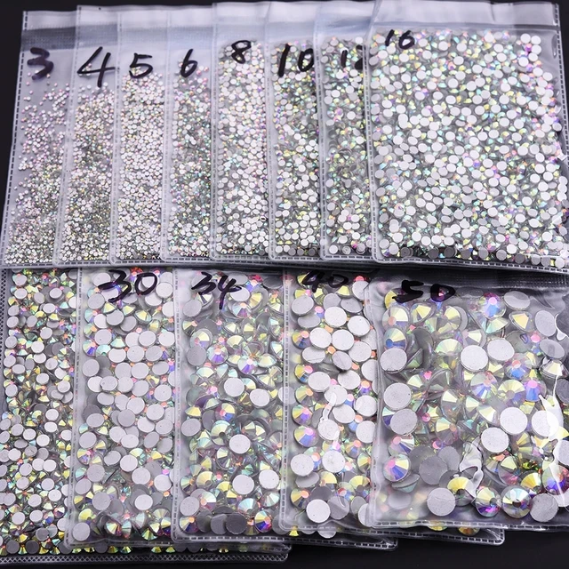 Super Glitter Crystal AB Rhinestones 1