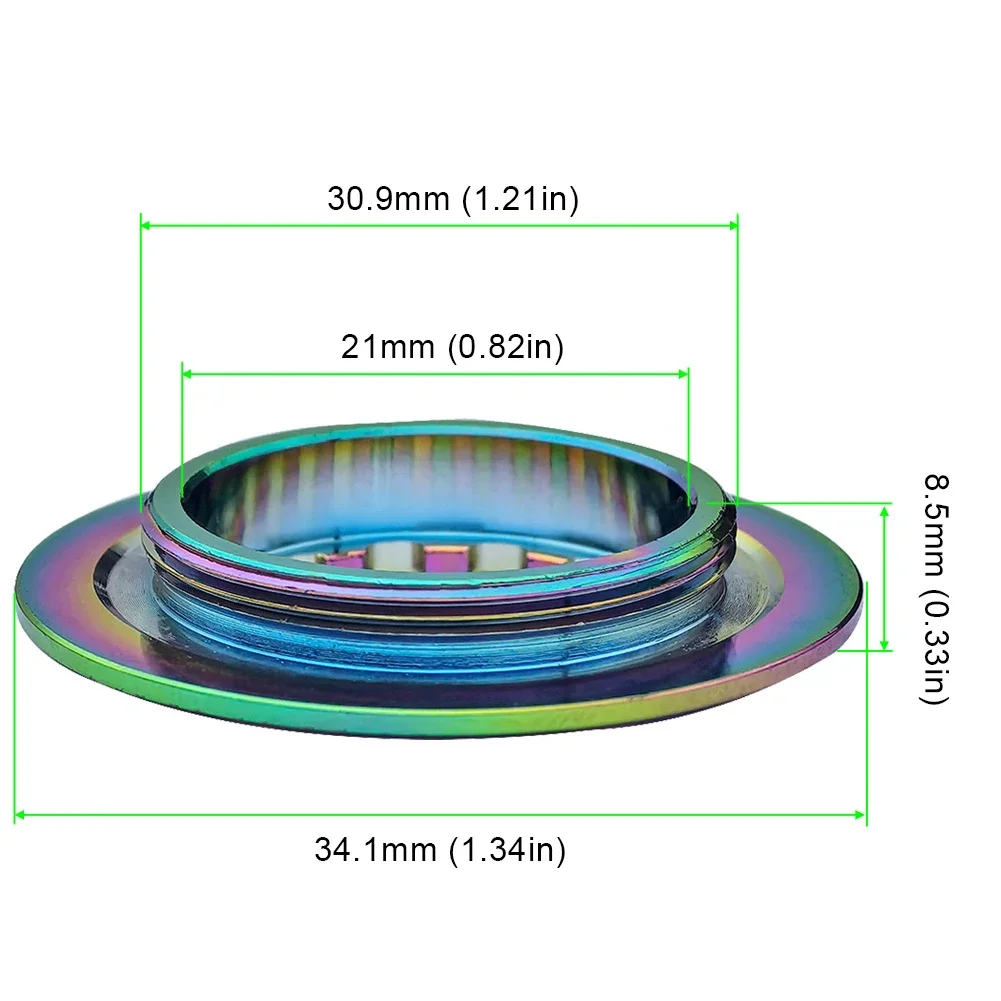 Bicycle Centerlock Disc Brake Rotor Lockring Aluminum Alloy MTB Bike Disc To Center Lock Ring Adapter Centerlock Cover