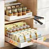 Kitchen Accessories Organizer Cabinets with Slide Rails Free of Installation of Storage Trays Trays Decorative 4