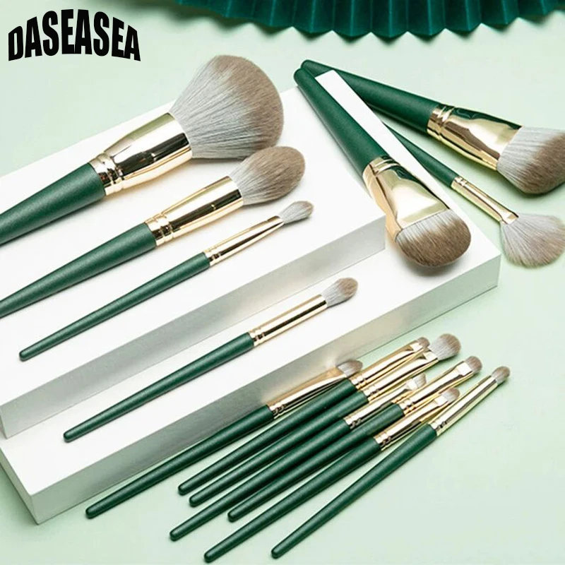 VEVOR 34PCS Makeup Brush Set for Foundation Blending Eyeshadow with Soft Bristle