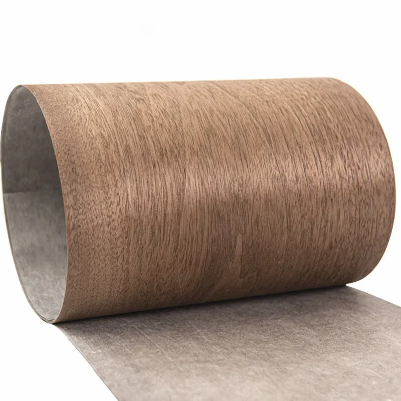 Walnut Veneer Panel 1 roll 230cm Natural Handmade DIY Solid Wood Decorative Skin Speaker Renovation