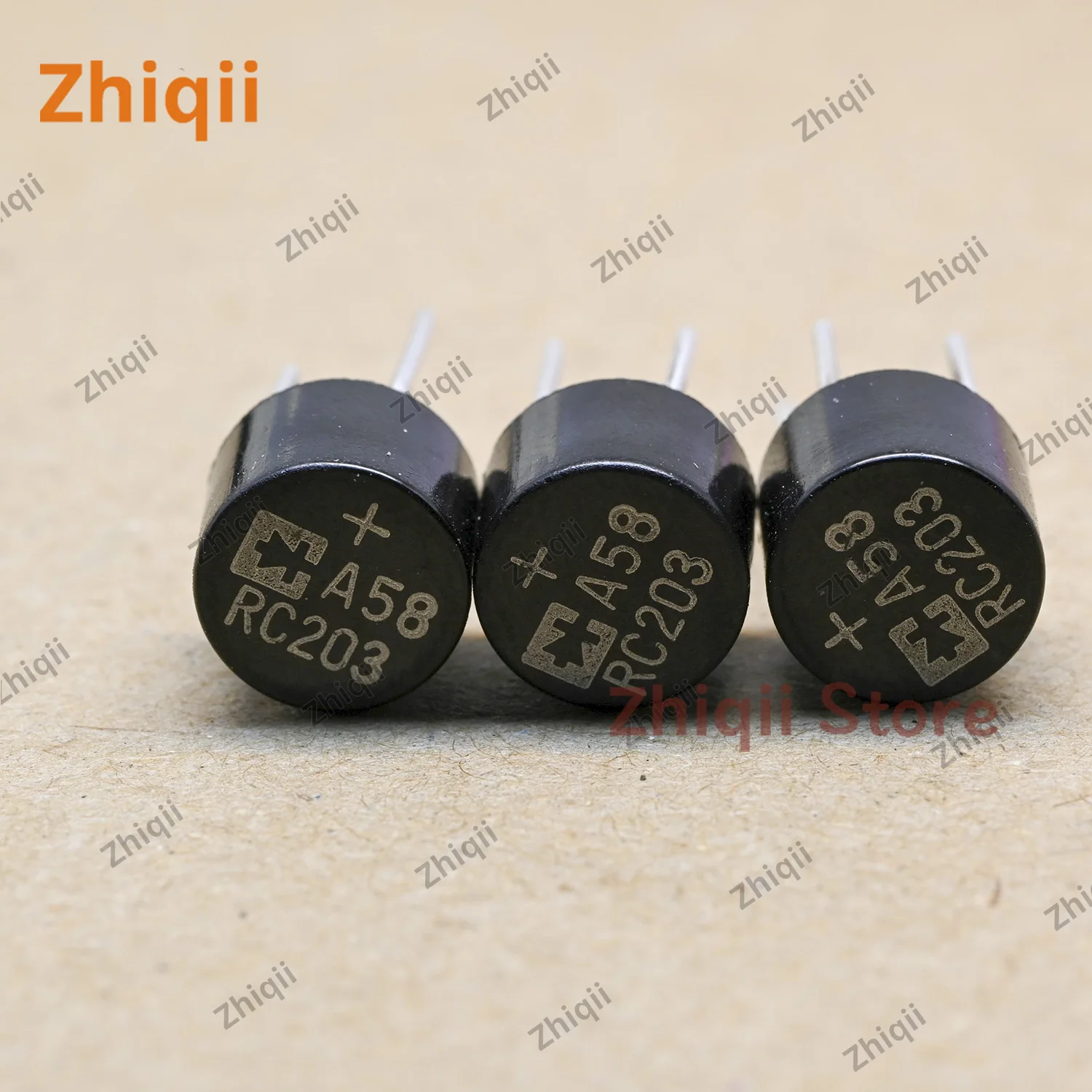 10pcs-30pcs RC203 Original new RECTRON RC203 2A/200V Rectifier bridge Round bridge Copper feet