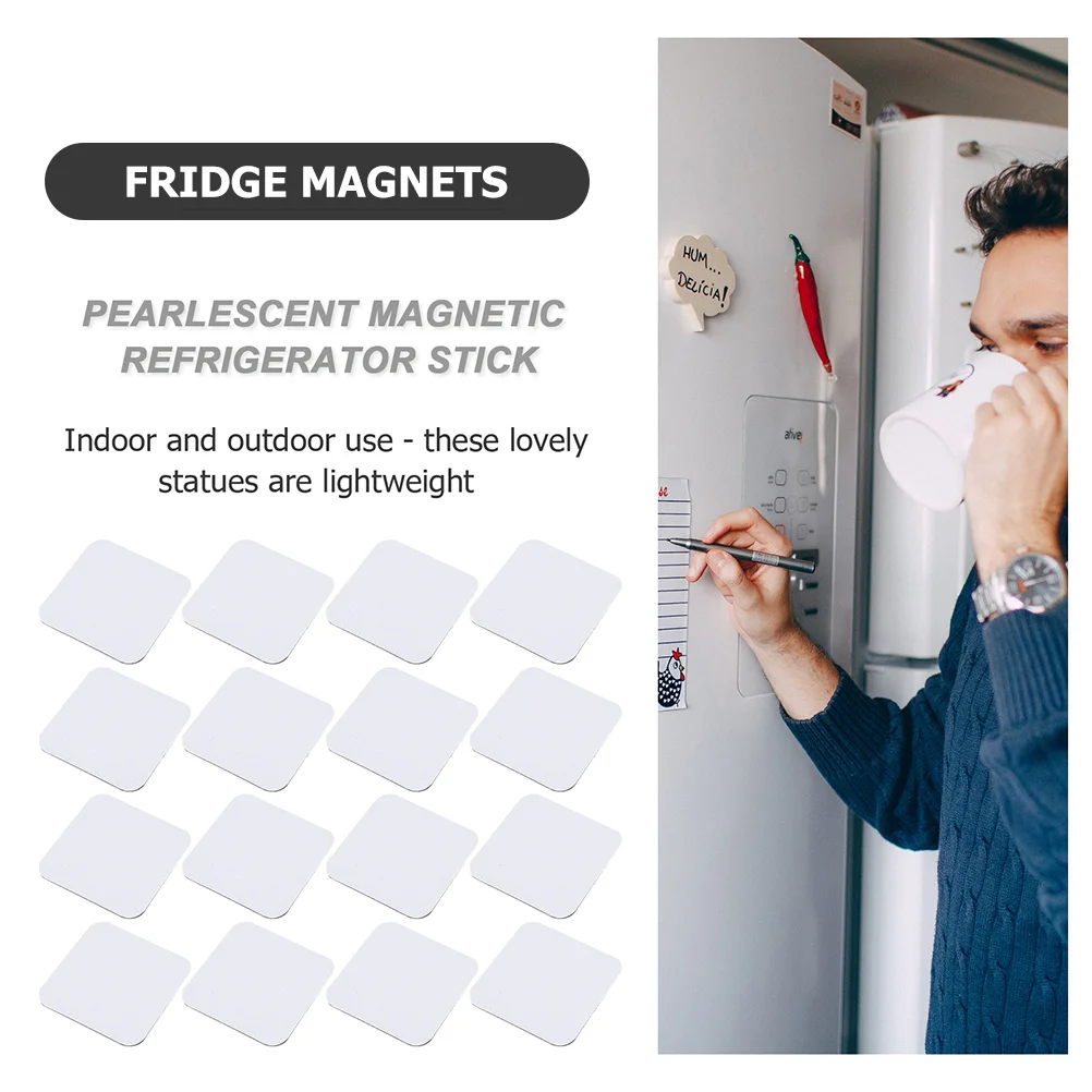 10pcs Refrigerator Magnets Sublimation Blank Magnet Simple Home Fridge Magnet magnetic fridge magnets magnetic fridge stickers
