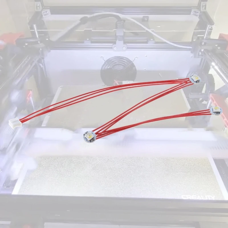 스텔스버너 LED 보론 2.4 3D 프린터 DIY 키트, PTFE 와이어링 하네스 3 RGBW 미니 단추 PCB LED