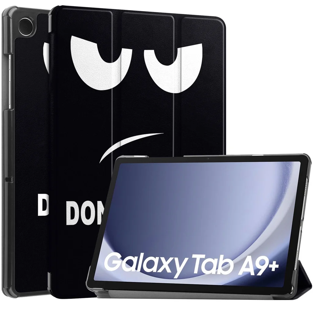 

2023 For Samsung Galaxy Tab A9 Plus 11 inch A9+ Tri-Folding Stand PU Leather Cover for SM-X210 SM-X215 SM-X216