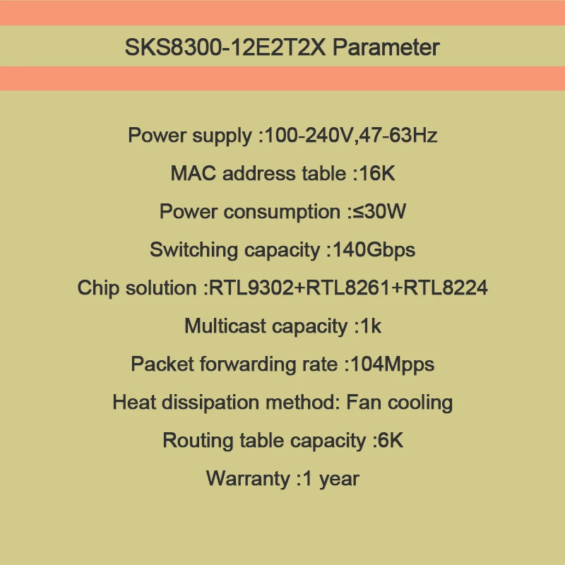 레이어 3 관리형, 12개의 2.5G RJ45 포트, 2개의 10G RJ45 포트, 2개의 10G SFP+ 포트, DHCP 지원, 동적 라우팅, VLAN 지원