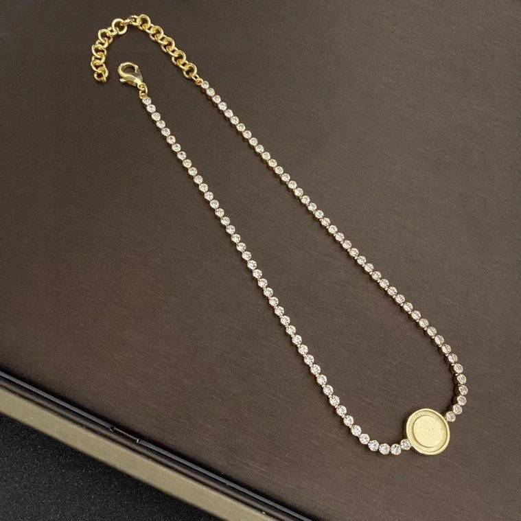 2022 Hot Trend Brand Cross Four Diamond Ring Necklace Jewelry Set Sterling Seiko Customization Exquisite Daily