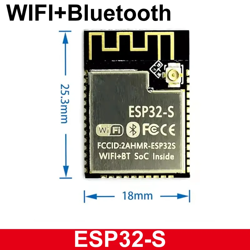 Wireless WiFi & Bluetooth Module with PCB Antenna