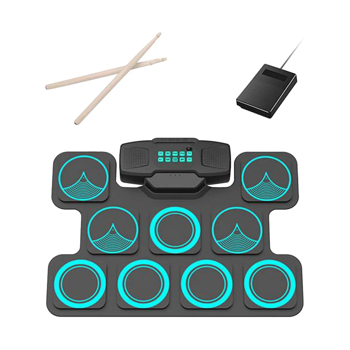 electronic-drum-sets-9-drum-pads-beginner-practice-midi-for-playing-games