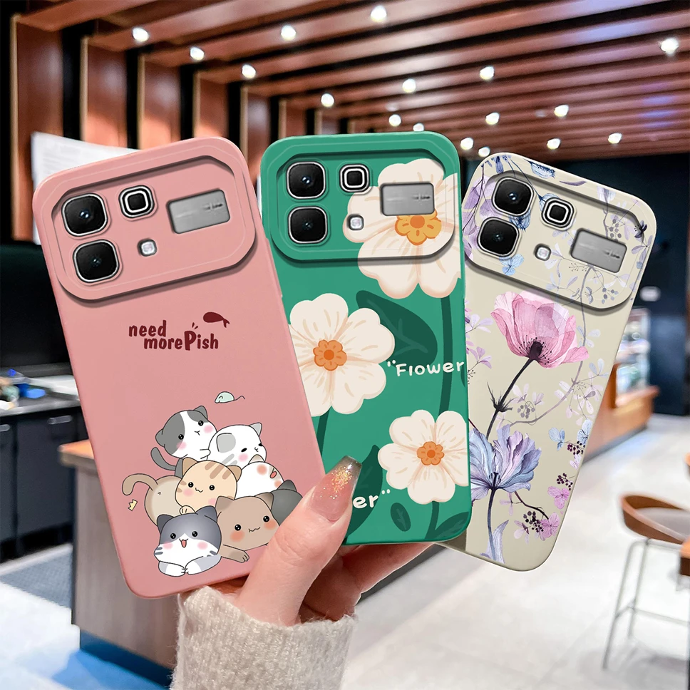 High-Quality Liquid Silicone Shockproof Phone Case with Cute Animal Design