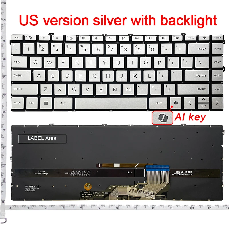 GZEELE US Blacklit Laptop Keyboard Replacement