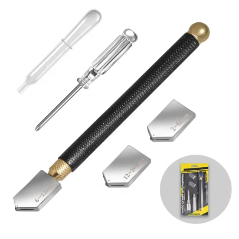 

5pcs Durable Glass Tile Cutter Lightweight Pencil Style Mirror Cutter; Breaking Hand Tools for Glazed Tiles Mirror Glass DIY