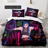 Arcane Anime Game Jinx Bedding Set Bedding Set Cute Quilt Cover Bed Cover With Pillowcase Twin Single Queen King Size Boys Adult 1