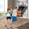 Dual LED Electronic Shot Basketball Arcade Game W/8 Game Modes 4 Balls Foldable 4