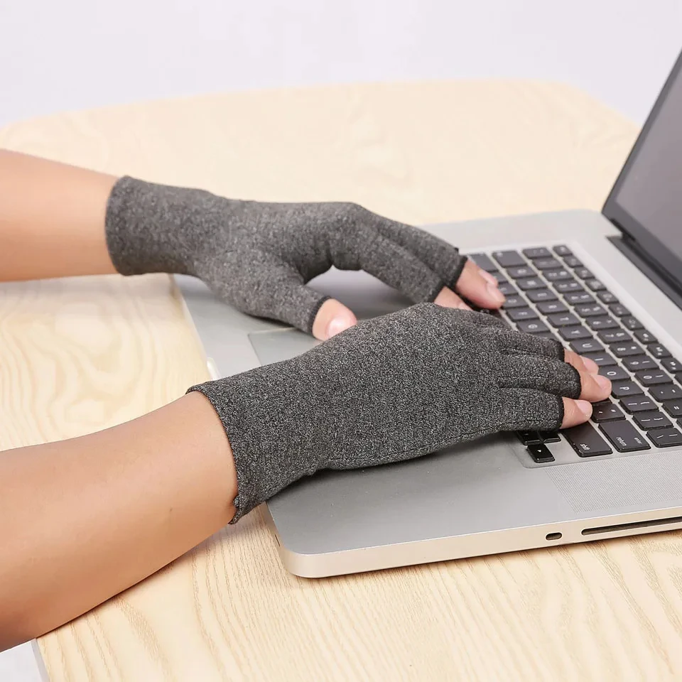 Compression Arthritis Gloves for Joint Pain Relief - Hand Brace & Wrist Support Therapy for Women and Men