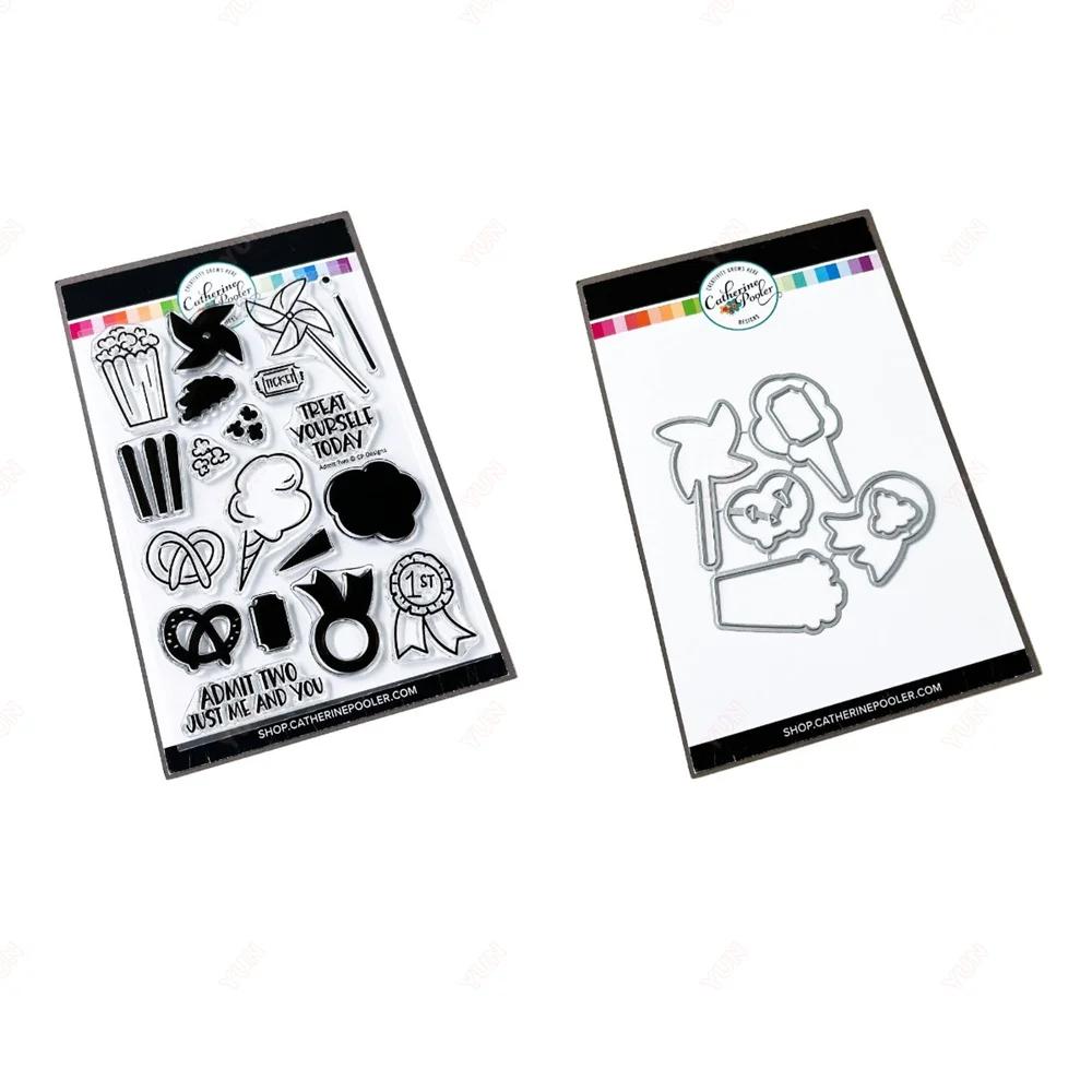 

New Summer Ice Cream Windmill Metal Cutting Die Scrapbooking Decorative Stamp Stencil DIY Gift Card Craft