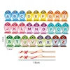 Kids Wooden Fishing Game Toys Gifts Early Education Alphabet Numeric Cognitive Toys Children Interactive Games Toys for Gifts 5