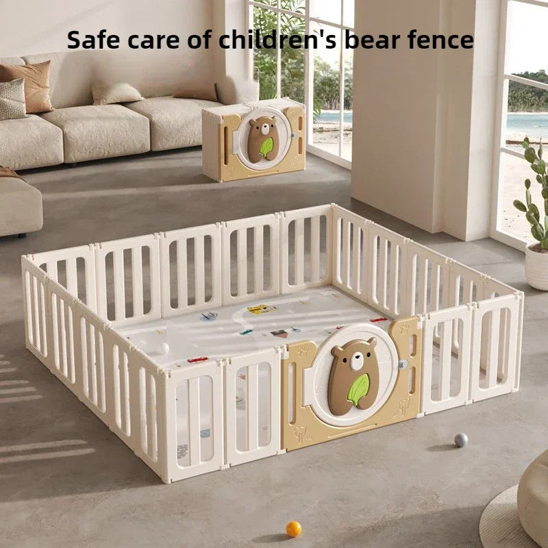 Baby Crawling Fence Baby's Home Ground Anti-fall Children's Indoor Folding Play Fence Playpen