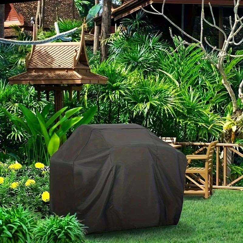 Premium 58-Inch Outdoor Grill Cover - Waterproof, UV-Resistant, Tear-Proof, Fade-Resistant Material