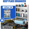 Wall Mounted Tool Tray, Storage Trailer Tool Cabinets, Small Wall Mounted Steel Cabinets Adjustable Shelves For Garages 6